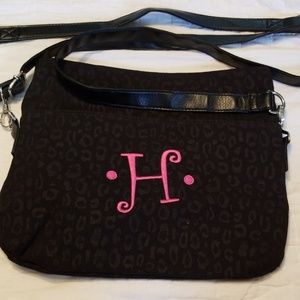 Thirty-One Monogrammed " H " Like New Crossbody